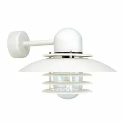 Belid Miko Wall Outdoor Lighting Ø32 Cm, White Structure