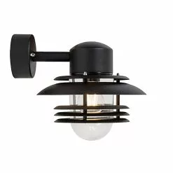 Belid Mira Wall Outdoor Lighting, Black Texture