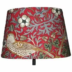 BERGO Lampskärmar Linus 26 Strawberry Thief, Red