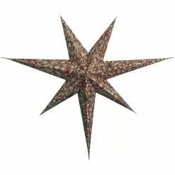 BERGO Lampskärmar Olivia 70 Joulutähti,  Snakeshead Punainen