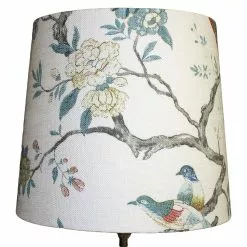 BERGO Lampskärmar Sixten 25 Oriental Bird, White