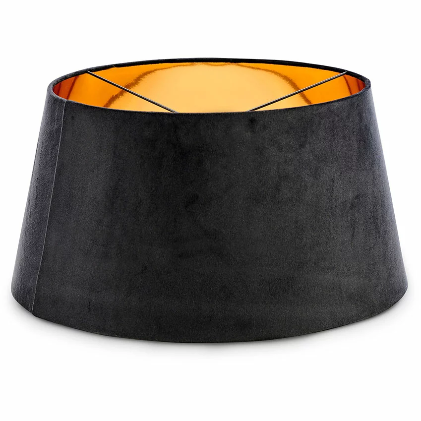 Carolina Gynning CG Lampunvarjostin Kulta / Musta Sametti