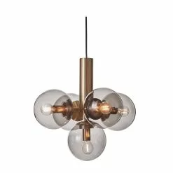 Co Bankeryd Avenue 43 Pendant, Brass/ Smoked