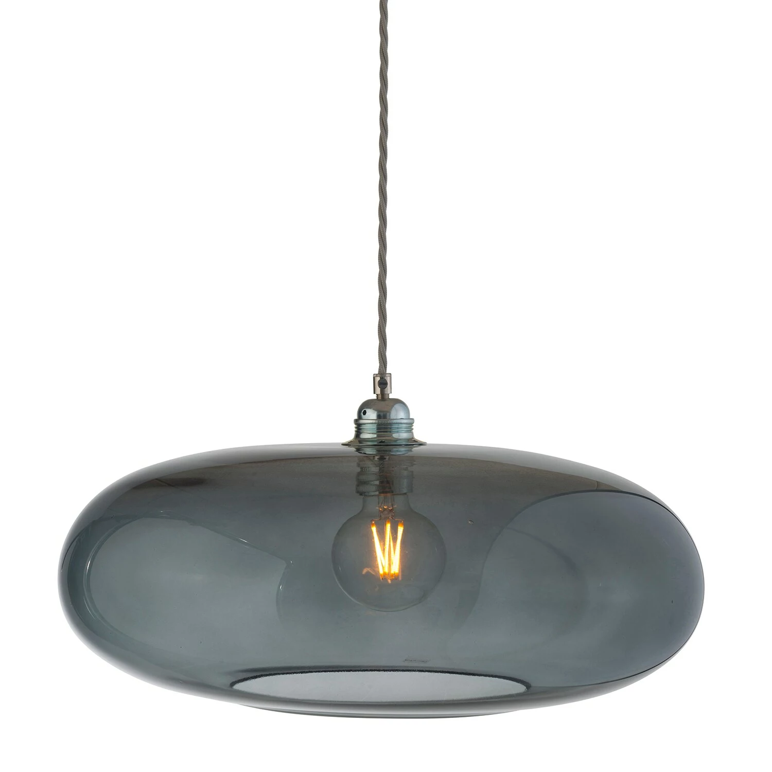 Ebb & Flow Horizon Pendant 45 Cm, Smokey Grey