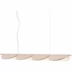 Flos Almendra Linear S4 Riippuvalaisin, Nude
