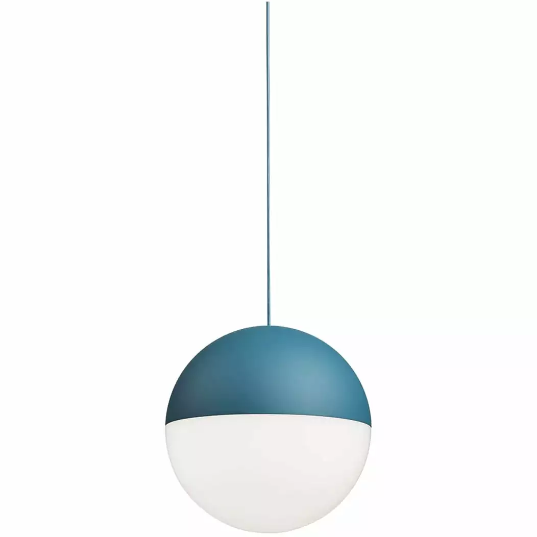 Flos String Light Sphere Riippuvalaisin 12M Himmentävä Soft Touch, Sininen