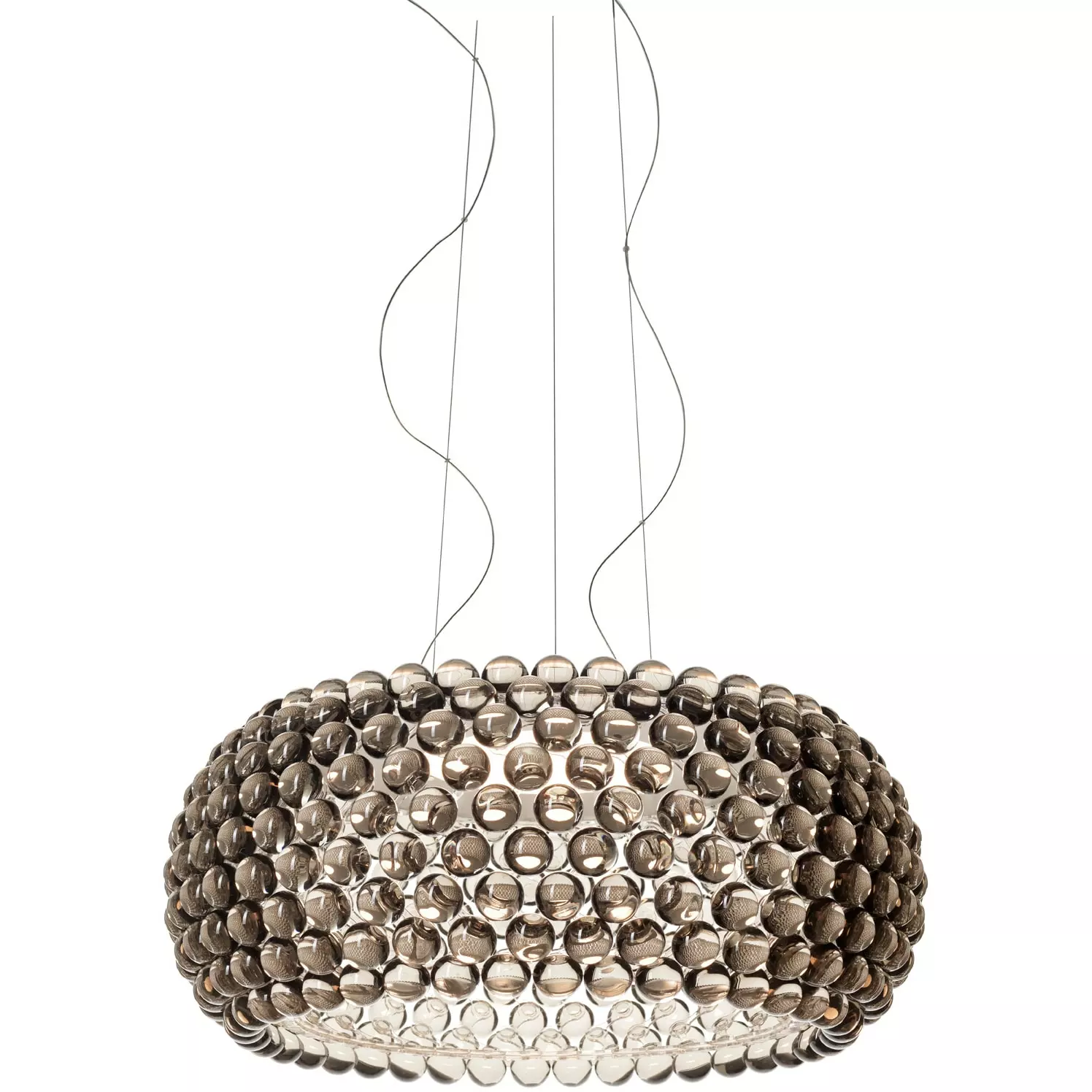 Foscarini Caboche Plus Grande Riippuvalaisin, Harmaa, Himmennin