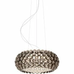 Foscarini Caboche Plus Media Riippuvalaisin, Harmaa, Himmennin