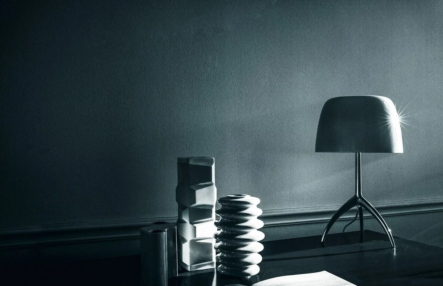 Foscarini Lumiere 05 Piccola Lasi Varjostin, Valkoinen - Image 2