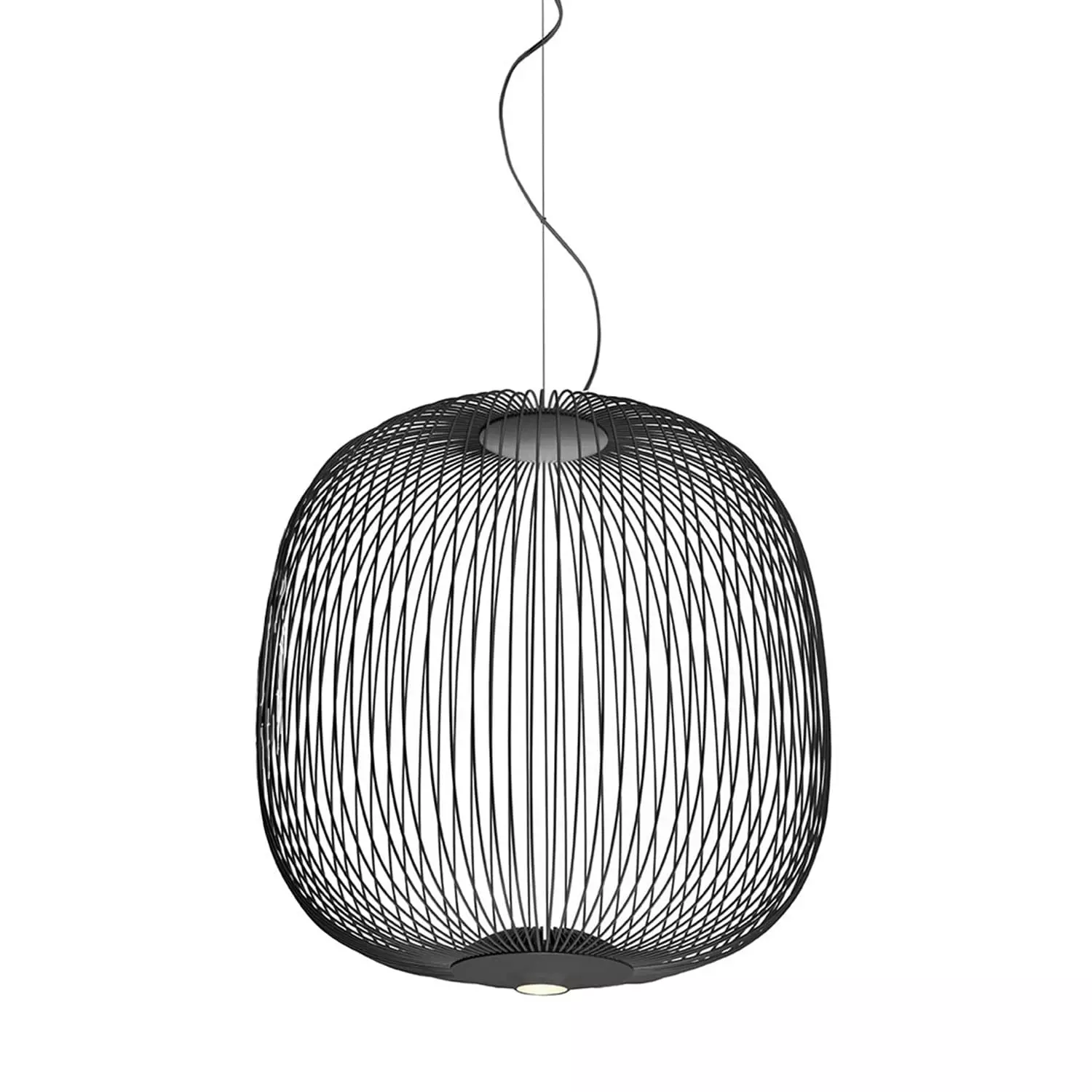 Foscarini Spokes LED 2 Riippuvalaisin, Grafiitti