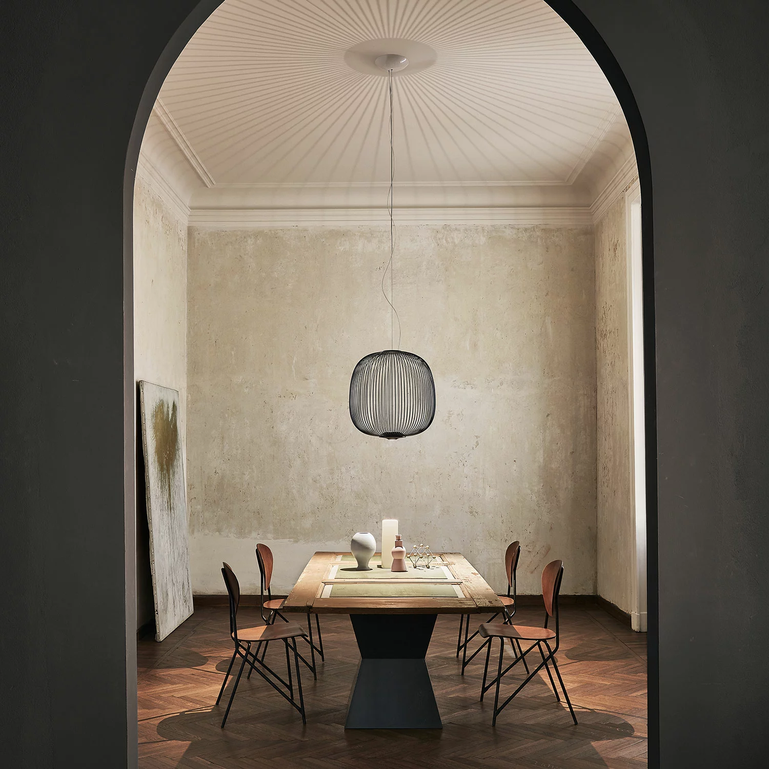 Foscarini Spokes LED 2 Riippuvalaisin, Grafiitti - Image 3