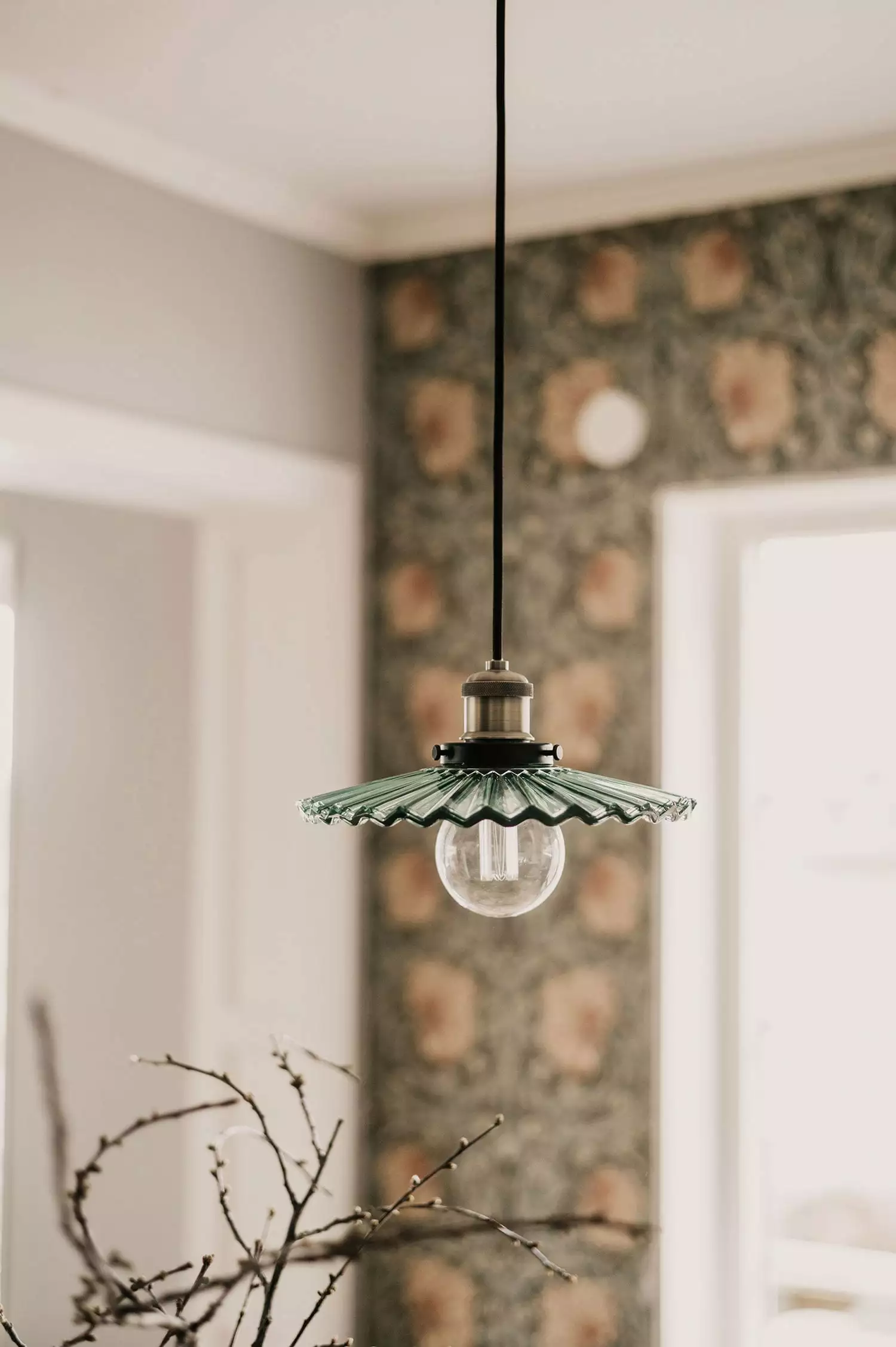 Globen Lighting Mini Cobbler Riippuvalaisin, Vihreä - Image 3