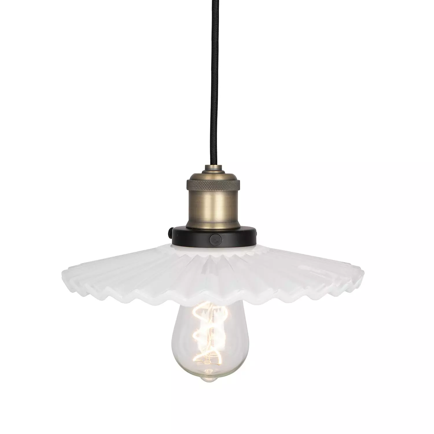 Globen Lighting Mini Cobbler Riippuvalaisin, Valkoinen