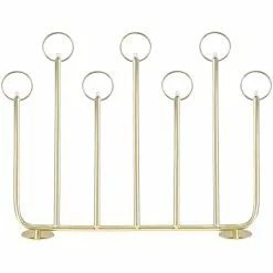 Globen Lighting Natale 7 Adventtikynttelikkö, Messinki