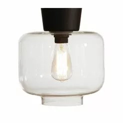 Globen Lighting Ritz Ceiling, Clear/Black