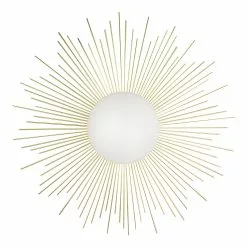 Globen Lighting Soleil Wall Lamp/Ceiling Lamp, Brushed Brass