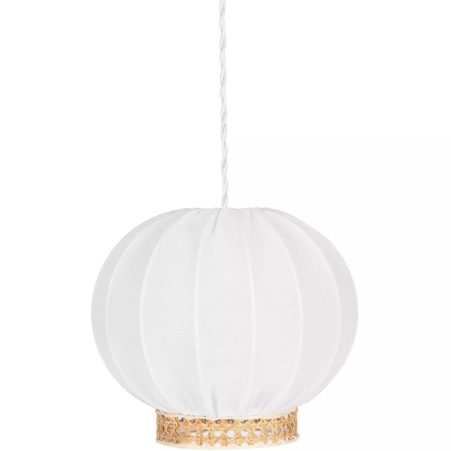 Globen Lighting Yokohama Riippuvalaisin Valkoinen / Nature, 30 Cm
