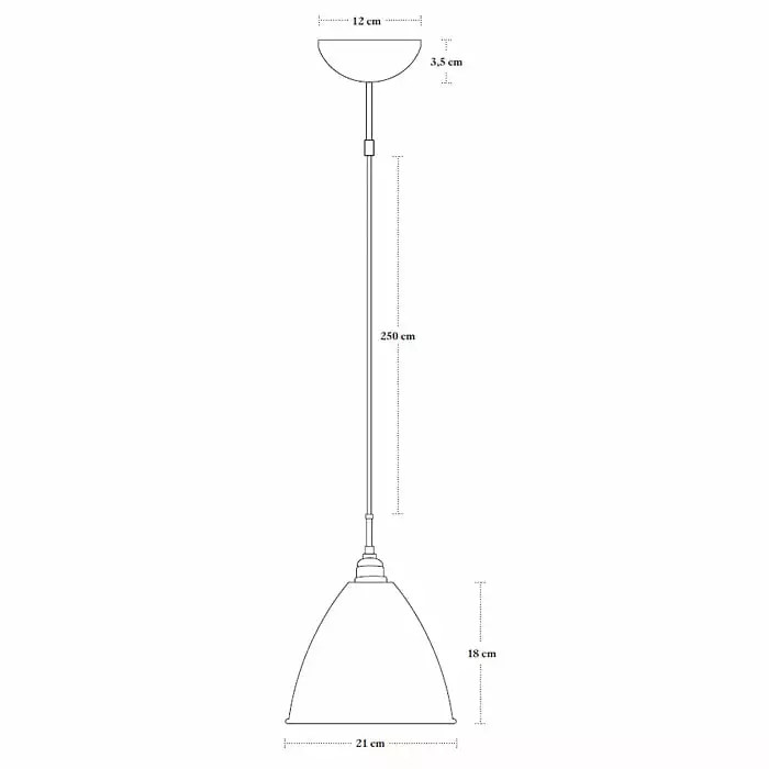 Gubi Bestlite BL9M Kattovalaisin, Messinki/Luuposliini - Image 6