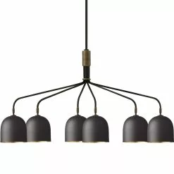 Gubi Howard Kynttilänjalka 6 Pitkät Varret, Asemetalli / Messinki