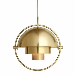 Gubi Multi-Lite Riippuvalaisin 36 Cm, Messinkinen / Kiiltävä Messinki