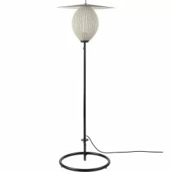 Gubi Satellite Lattiavalaisin Ulkona Käytettävä, Cream White Semi Matt