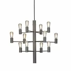 Herstal Manola 12 Kynttilänjalka Himmentävä LED, Graphite