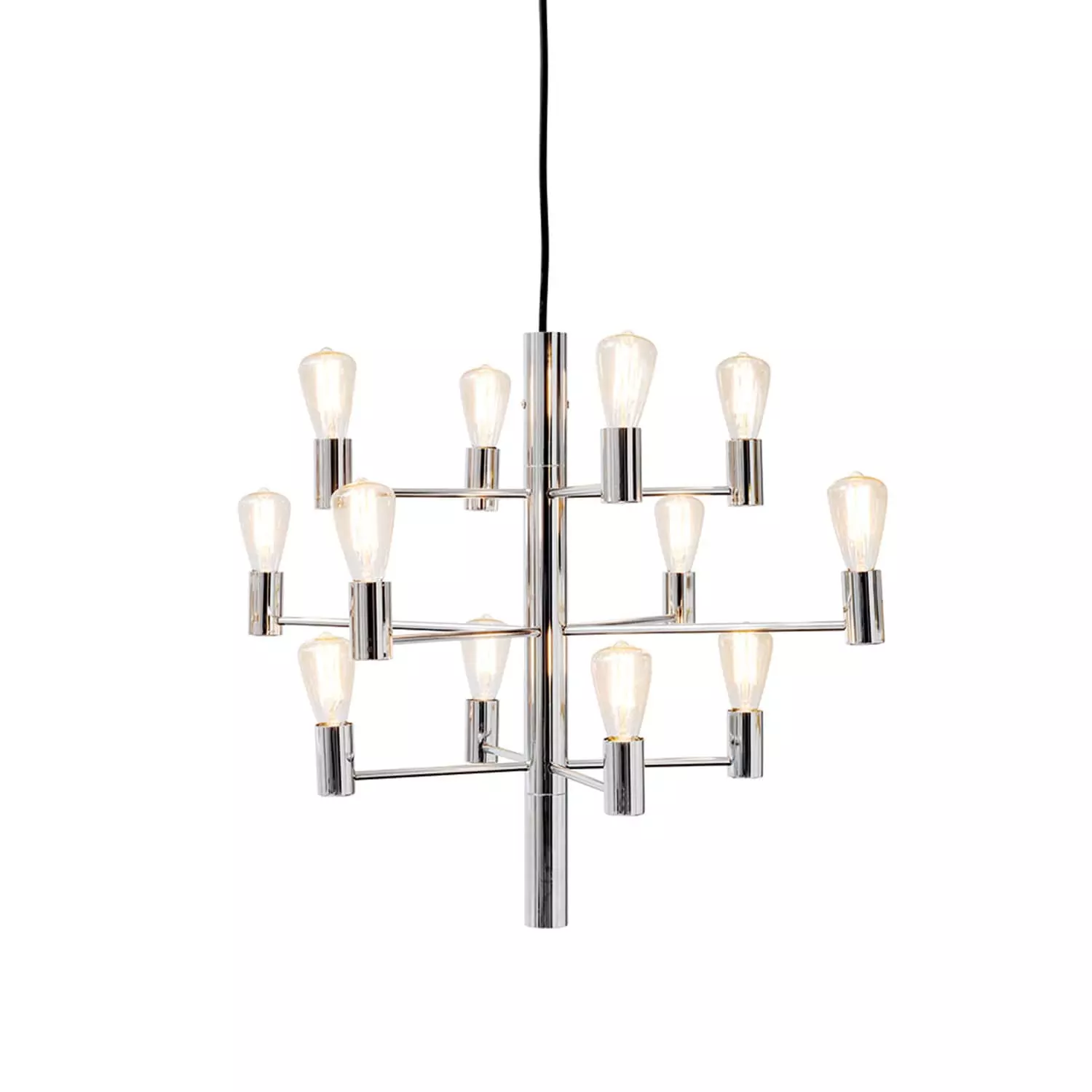 Herstal Manola 12 Kynttilänjalka Himmentävä LED, Krominvärinen