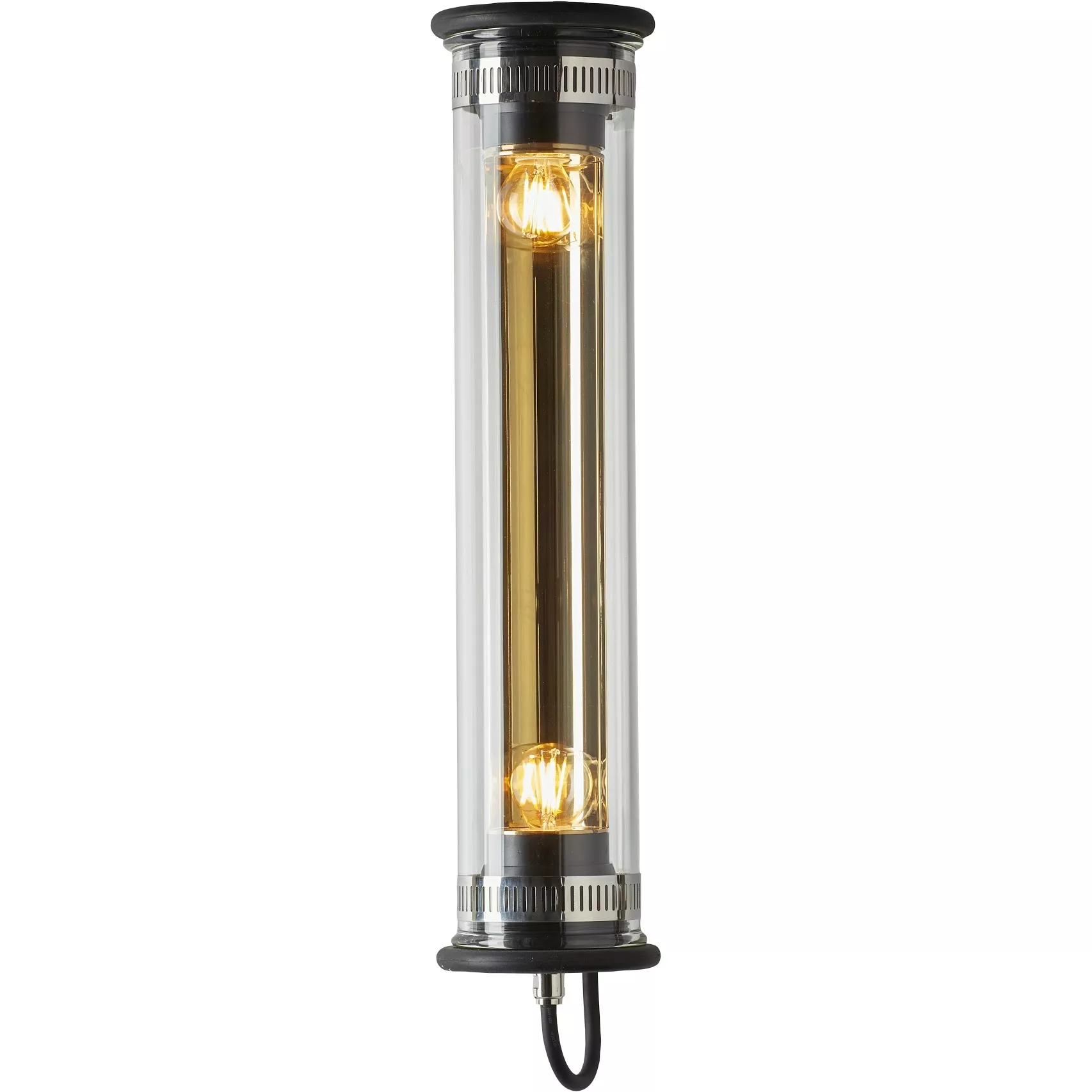 DCWéditions In The Tube 100-500 Seinävalaisin, Musta / Kultainen Heijastin / Ilman Metalliverkkoa