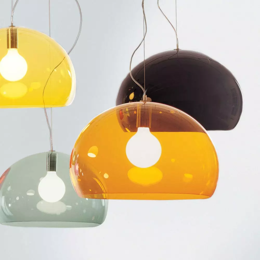 Kartell FL/Y Riippuvalaisin 52 Cm, Amber - Image 3