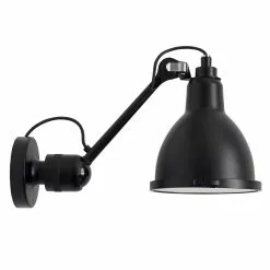 DCWéditions Lampe Gras N°304 XL Outdoor Seaside Wall Lamp, Black