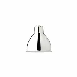 DCWéditions Lampe Gras SHA SMALL ROUND Lampunvarjostin, Chrome