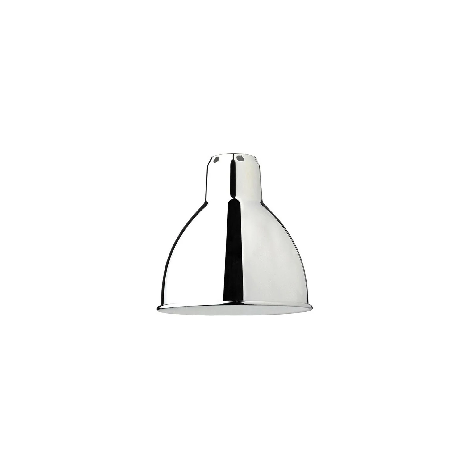 DCWéditions Lampe Gras SHA SMALL ROUND Lampunvarjostin, Chrome