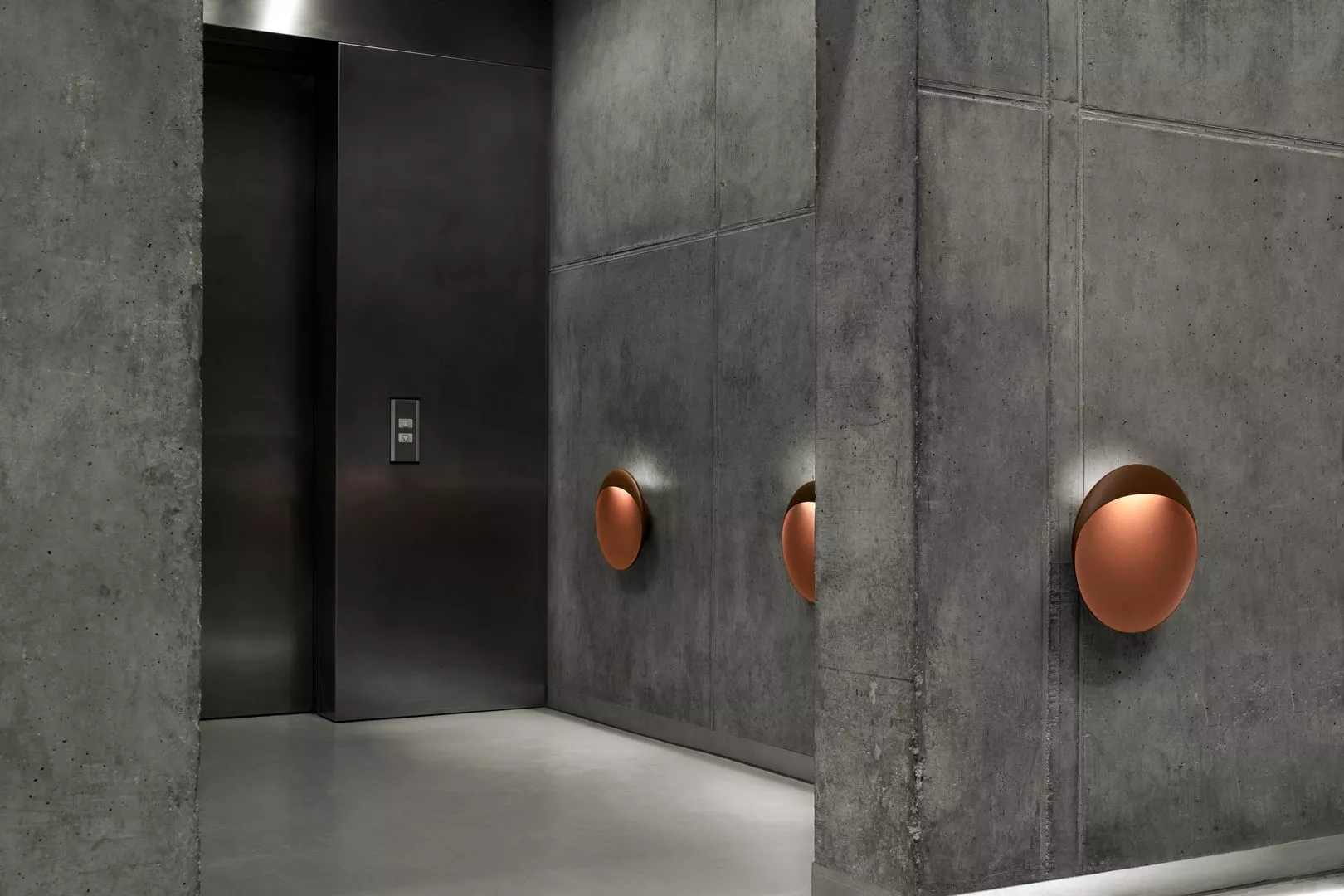 Louis Poulsen Flindt Seinävalaisin Ø400 LED 2700K, Corten - Image 5