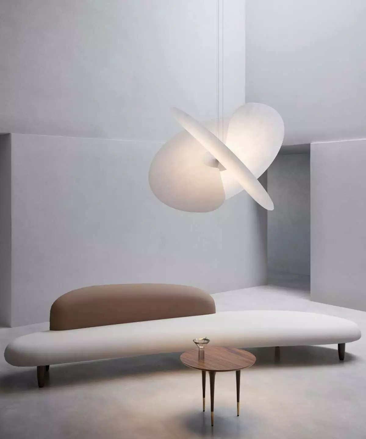 Luceplan Levante Riippuvalaisin 600 Mm, Vaiheleikkaushimmennin - Image 3