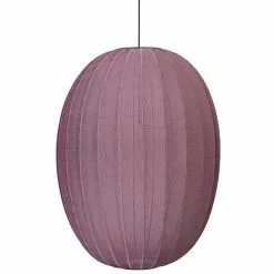 Made By Hand Knit-Wit Riippuvalaisin Korkea Ovaali 65 Cm, Burgundinpunainen