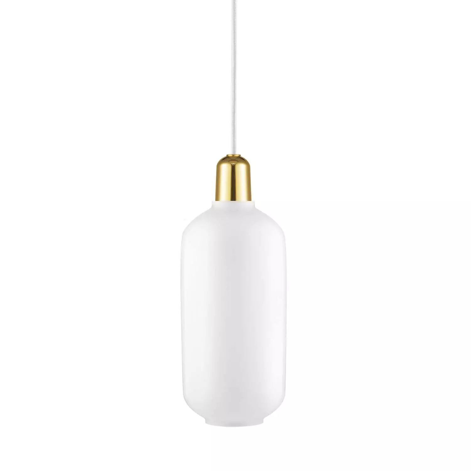 Normann Copenhagen Amp Riippuvalaisin Suuri, Valkoinen/Brass