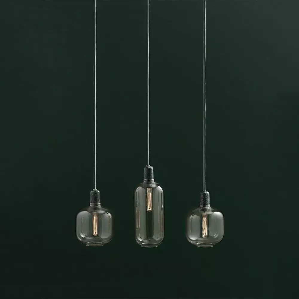 Normann Copenhagen Amp Riippuvalaisin Suuri, Valkoinen/Brass - Image 4