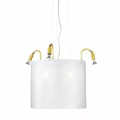 Örsjö Belysning Cirkus Kattovalaisin, Valkoinen/messinki