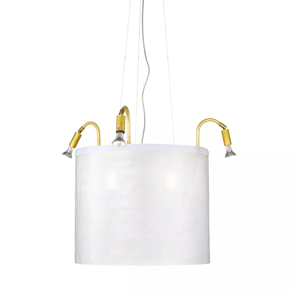 Örsjö Belysning Cirkus Kattovalaisin, Valkoinen/messinki