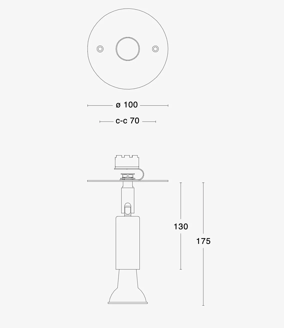 Örsjö Belysning Star 1 Seinävalaisin Levyllä, Raaka Messinki - Image 2
