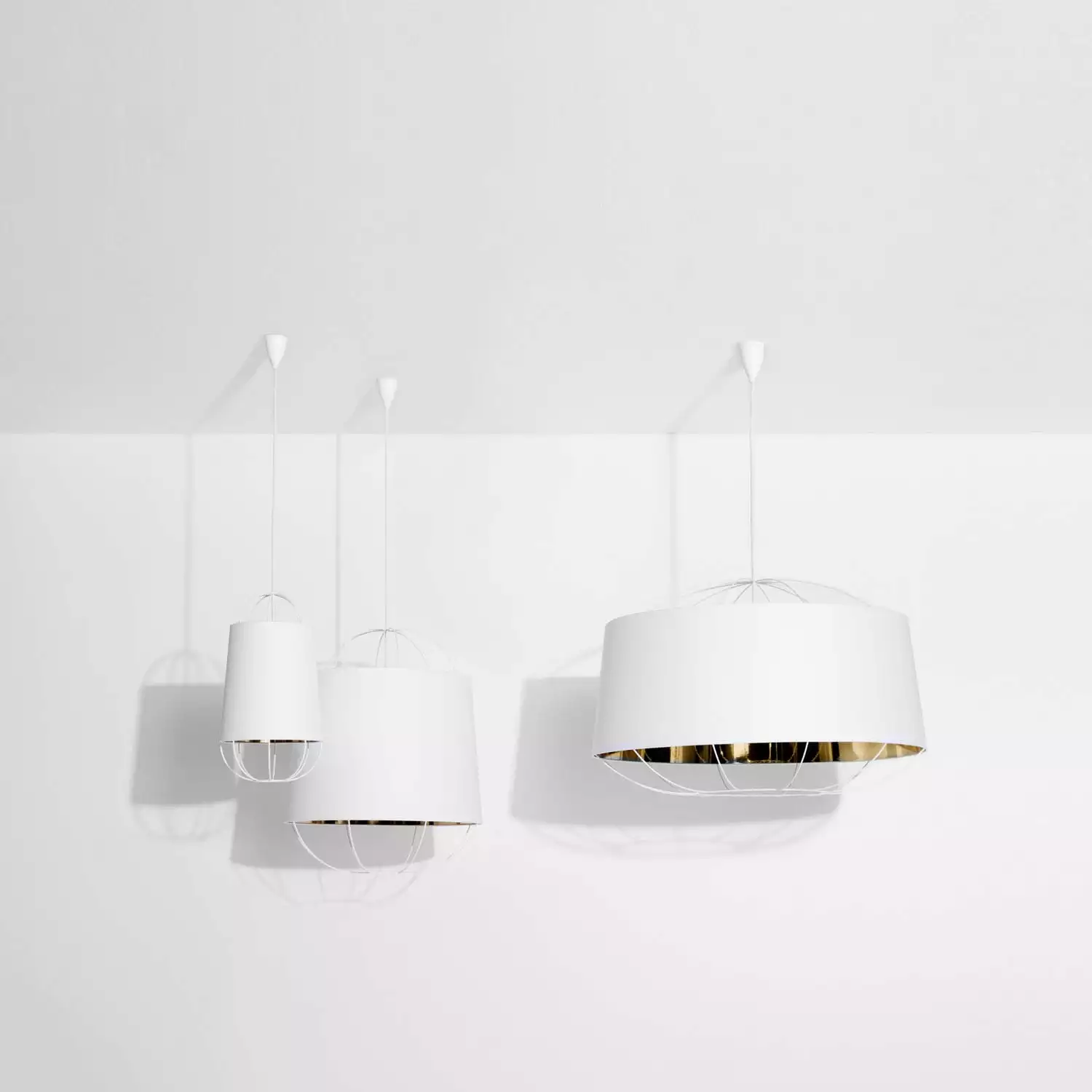 Petite Friture Lanterna 75 Riippuvalaisin Suuri, Valkoinen - Image 2