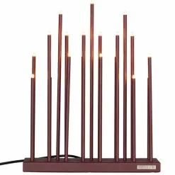 Smak Design Elflugan Original Adventtikynttelikkö, Oksidipunainen