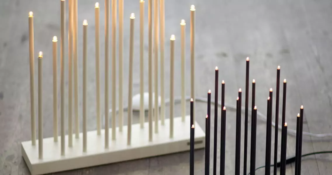 Smak Design Elflugan Adventtikynttelikkö, Off-white - Image 2