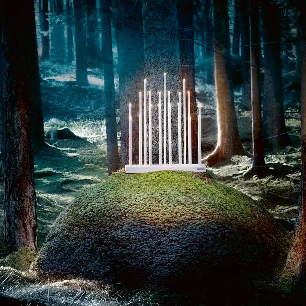 Smak Design Elflugan Adventtikynttelikkö, Off-white - Image 3