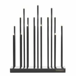 Smak Design Elflugan Adventtikynttelikkö, Antrasiitti