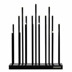 Smak Design Elflugan Adventtikynttelikkö, Musta