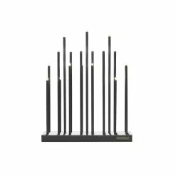 Smak Design Elflugan Original Adventtikynttelikkö, Antrasiitti