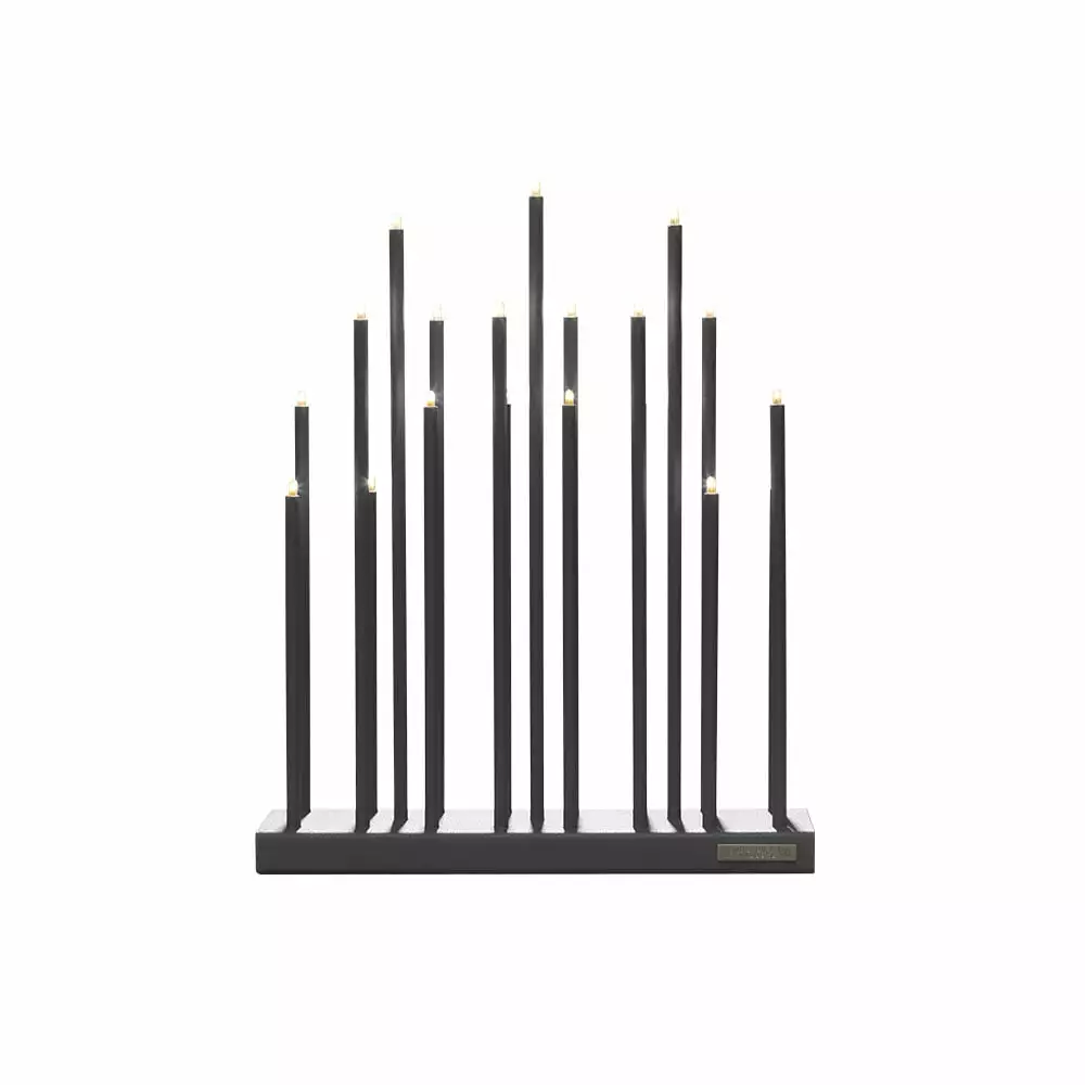 Smak Design Elflugan Original Adventtikynttelikkö, Antrasiitti