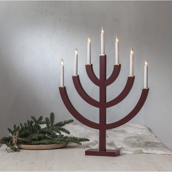 Star Trading Anno 7 Kynttilänjalka, Punainen - Image 2