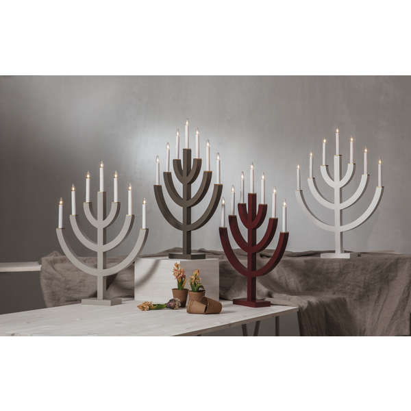 Star Trading Anno 7 Kynttilänjalka, Punainen - Image 4